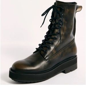 Free People Collins combat boot, eu size 38/7.5 US size